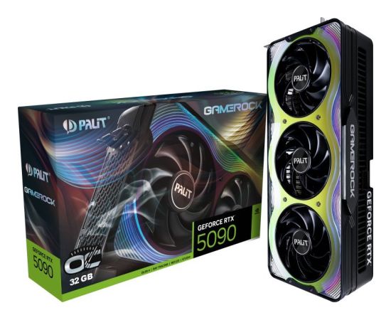 Palit GeForce RTX 5090 GameRock OC 32GB GDDR7 DLSS4 (NE75090S19R5-GB2020G)