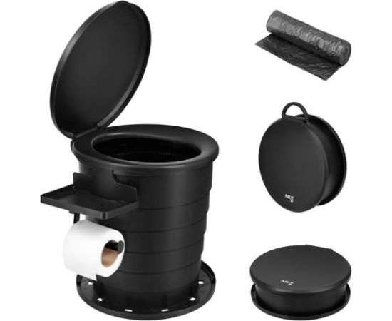 Saliekama kempinga tualete NC0024 PORTABLE FOLDING TRAVEL TOILET NILS CAMP