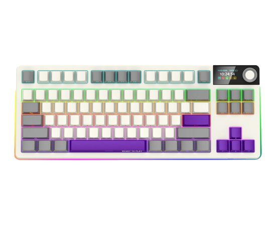 LORGAR KBP70TKLW, Wireless TKL Mechanical Gaming Keyboard Pro, Beige, EN layout
