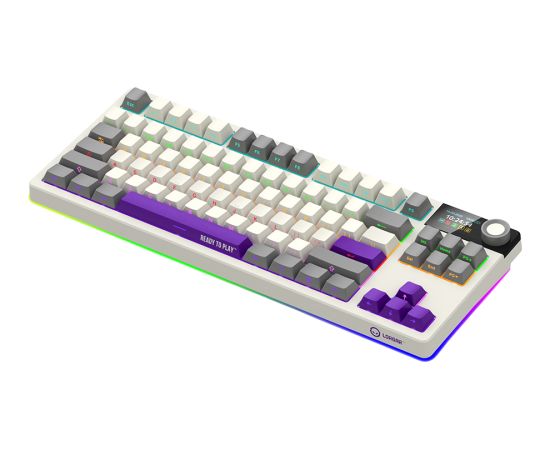 LORGAR KBP70TKLW, Wireless TKL Mechanical Gaming Keyboard Pro, Beige, EN layout