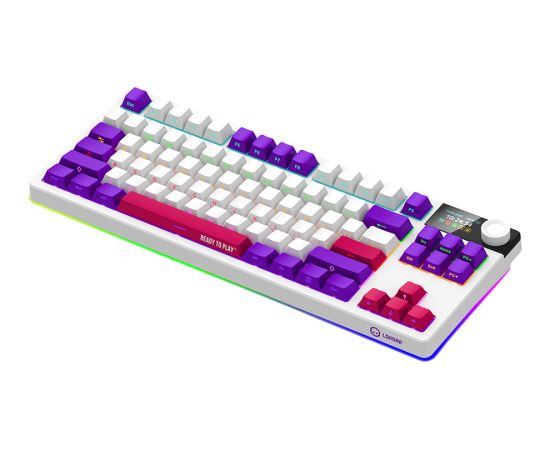 LORGAR KBP70TKLW, Wireless TKL Mechanical Gaming Keyboard Pro, White, EN layout