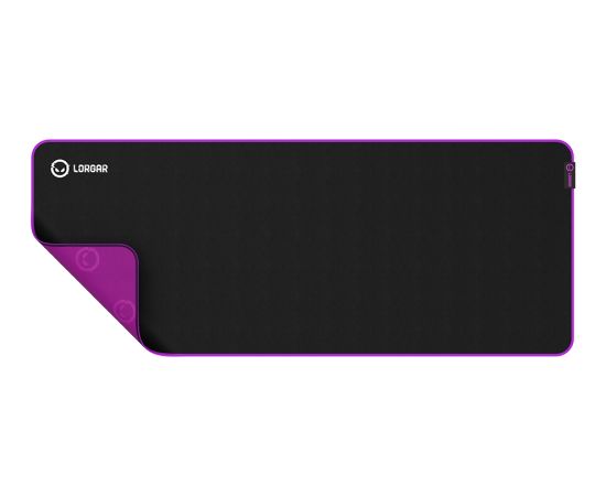 Lorgar Main 319, Gaming mouse pad, High-speed surface, Purple anti-slip rubber base, size: 900mm x 360mm x 3mm, weight 0.6kg