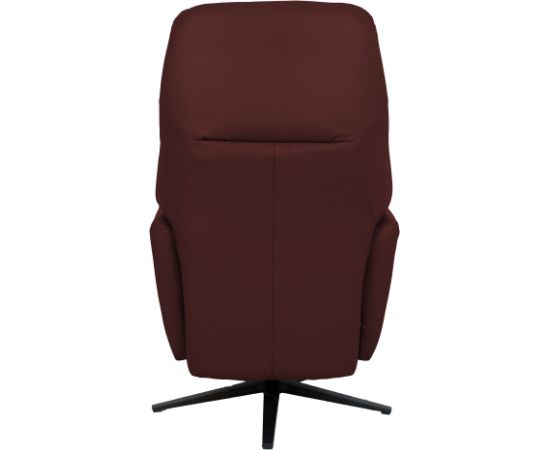 Recline armchair DAMIANO with electric mechanism, dark red leather