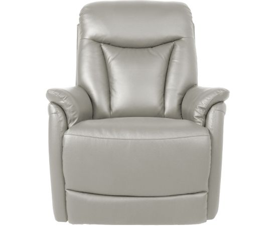 Recline armchair BALDWIN with electric lift mechanism, beige leather