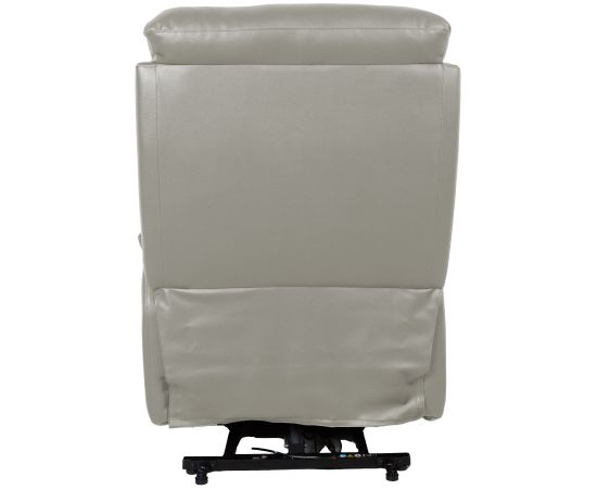 Recline armchair BALDWIN with electric lift mechanism, beige leather