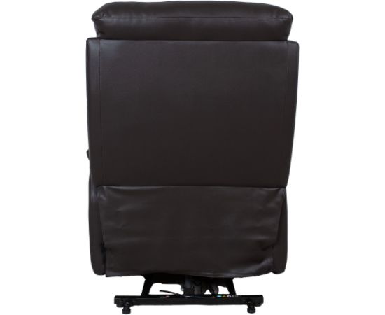 Recline armchair BALDWIN with electric lift mechanism, brown leather