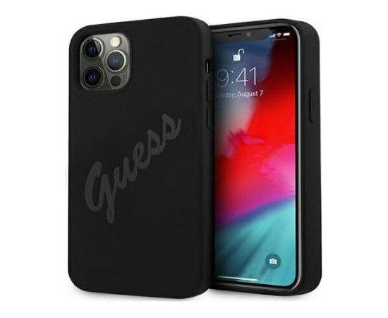 Guess Apple  iPhone 12 Pro Max 6.7 hardcase Script Vintage Black
