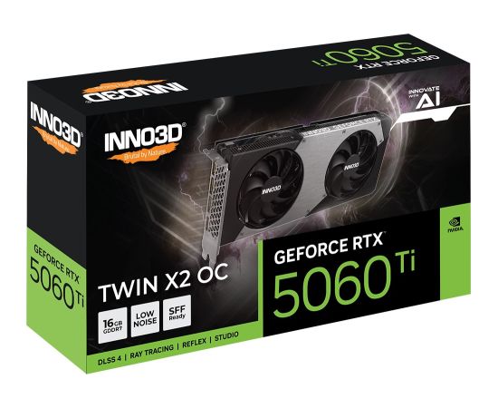 INNO3D GeForce RTX 5060 Ti TWIN X2 OC NVIDIA 16 GB GDDR7