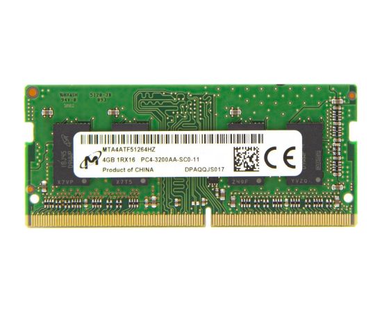 MICRON SO-DIMM DDR4 4GB 3200MHz MTA4ATF51264HZ-3G2R