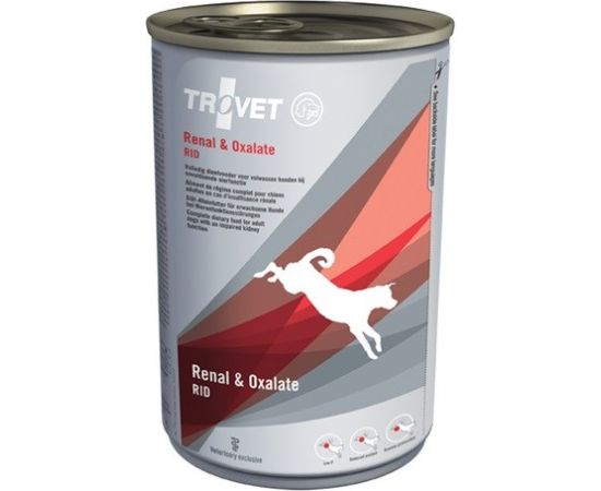 TROVET Renal & Oxalate RID with chicken - Wet dog food - 400 g