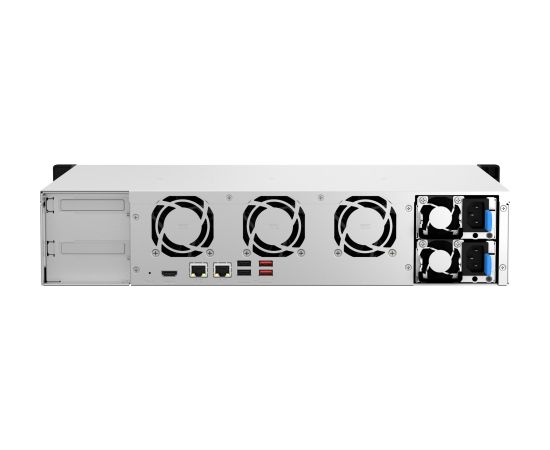 QNAP TS-864EU-RP-8G NAS/storage server Rack (2U) Ethernet LAN Black