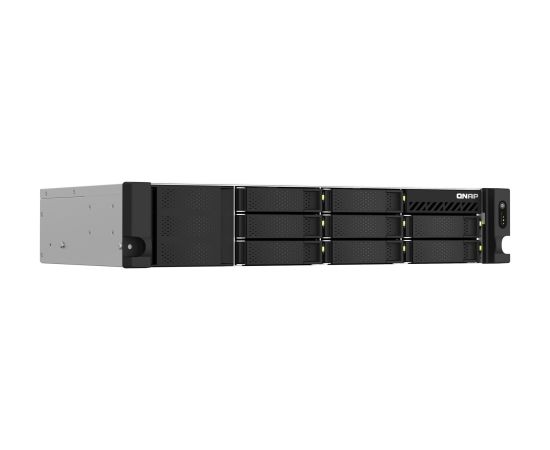 QNAP TS-864EU-RP-8G NAS/storage server Rack (2U) Ethernet LAN Black