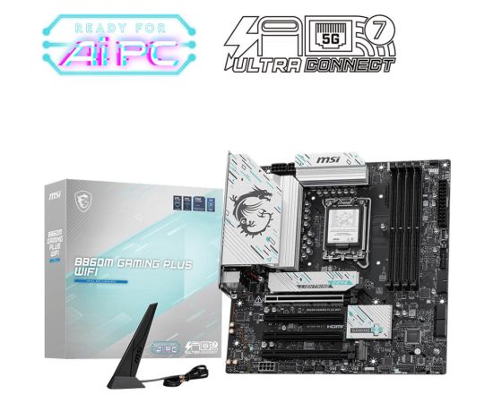 MSI B860M GAMING PLUS WIFI motherboard Intel B860 LGA 1851 (Socket V1) micro ATX