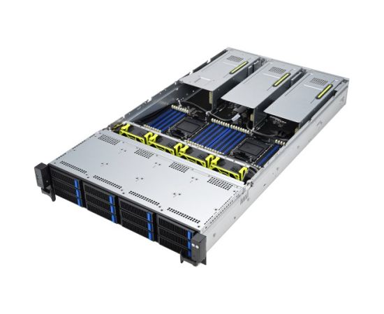 Platforma Asus Rack (2U) RS720-E11-RS12U Intel  Scalable 4/5gen (12x NVMe/SATA HS, 2x M.2, 2x 10Gbe, IPMI, 1+1 2600W)