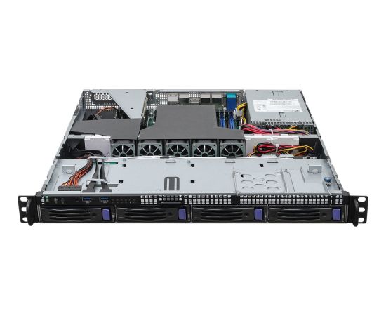 Platforma ASRock Rack (1U) AMD Ryzen 7000 (4xLFF, 2xGbE, 2x10GbE, Red. PSU, IPMI)