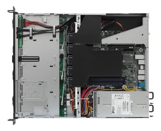Platforma ASRock Rack (1U) AMD Ryzen 7000 (4xLFF, 2xGbE, 2x10GbE, Red. PSU, IPMI)