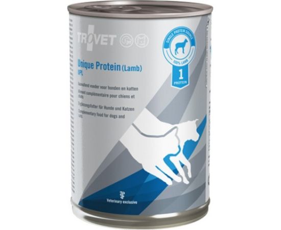 TROVET Unique Protein UPL with lamb - Wet dog and cat food - 400 g