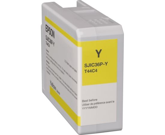 Epson SJIC36P(Y) (C13T44C440) Ink Cartridge, Yellow