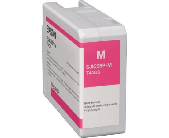 Epson SJIC36P(M) (C13T44C340) Ink Cartridge, Magenta