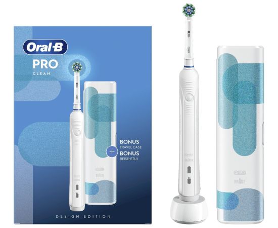 Braun Oral-B Pro 1 Clean toothbrush white