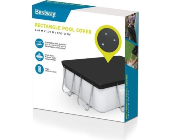 Bestway 58442, Cover, Blå, Polyester, Rektangulær, 196 cm, 2,82 m