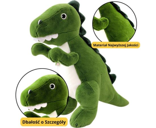 Leantoys Pluszowa Maskotka Przytulanka Dinozaur Zielony 27cm