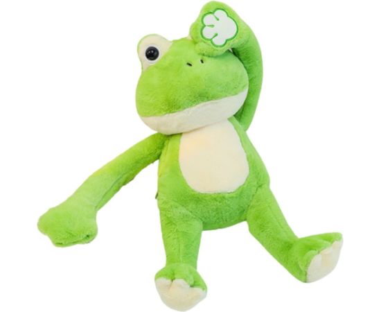 Leantoys Pluszowa Maskotka Przytulanka Żaba Z Magnesami Zielona 23cm