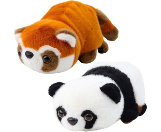 Leantoys Pluszowa Maskotka Przytulanka Panda Czerwona Klasyczna 2w1 22cm