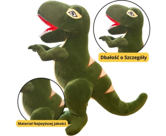 Leantoys Pluszowa Maskotka Przytulanka Dinozaur Tyranozaur Zielony 35cm