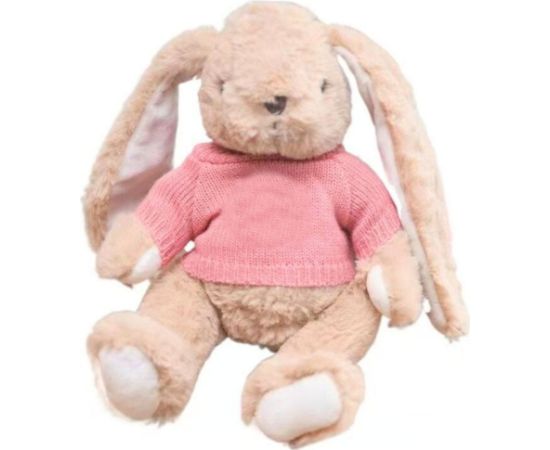 Leantoys Pluszowa Maskotka Przytulanka Zając Sweterek Różowy 22cm