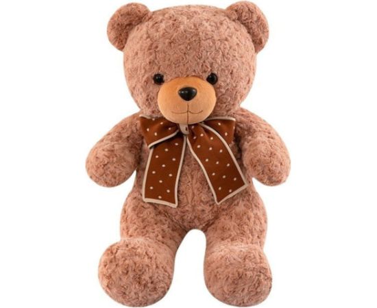 Leantoys Pluszowa Maskotka Przytulanka Miś Z Kokardą W Groszki 45cm