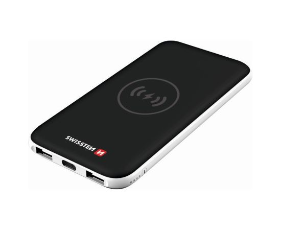 Swissten Slim Recovery Power Bank 2A / USB / Type-C / QI Беспроводная зарядка для устройств 8000 mAh