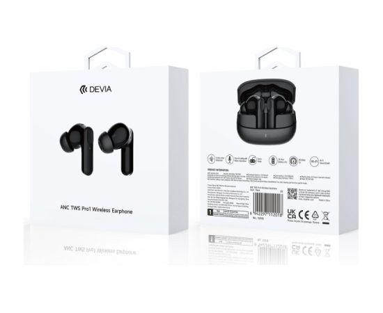 Devia TWS Pro 1 Bluetooth Bezvadu Austiņas ar ANC