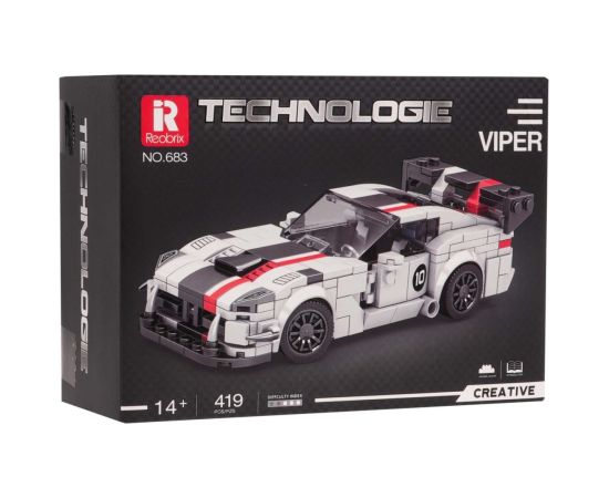 Reobrix Kонструктор спортивной машины 419шт