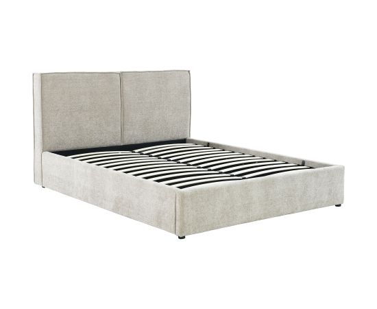 Bed DAMAN with mattress HARMONY DUO 160x200cm, beige