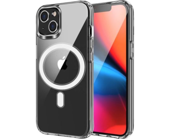 iLike Apple  CLEAR MAG COVER case with camera protection compatible with MagSafe for IPHONE 16 Pro Max transparent