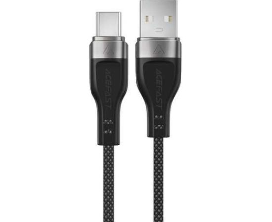 Acefast   C11-04 USB-A - USB-C 3A Cable 1.2m Magnetic Braid Black