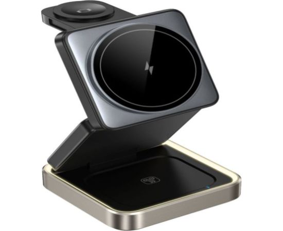 Acefast   E20 desktop 3-in-1 wireless charging holder Black