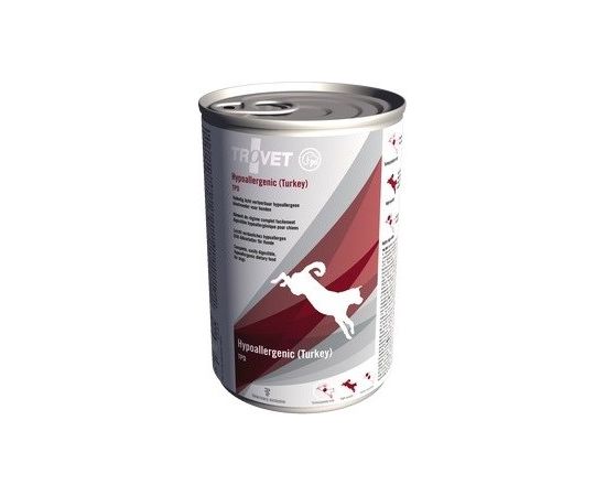 TROVET Hypoallergenic TPD with turkey  - Wet dog food - 400 g