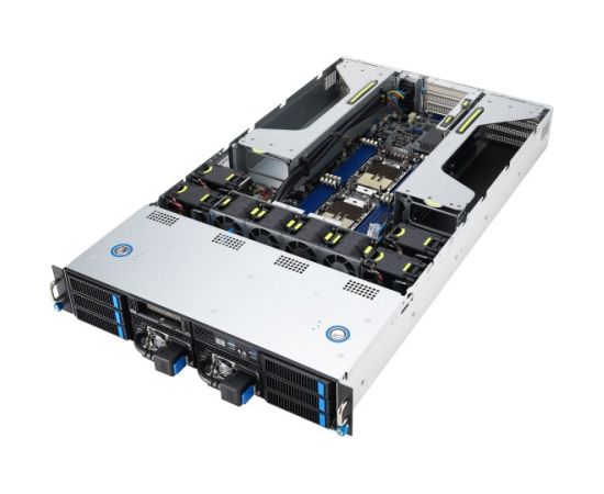 ASUS 90SF0251-M004X0 server barebone Intel C741 Rack (2U) Black, Steel