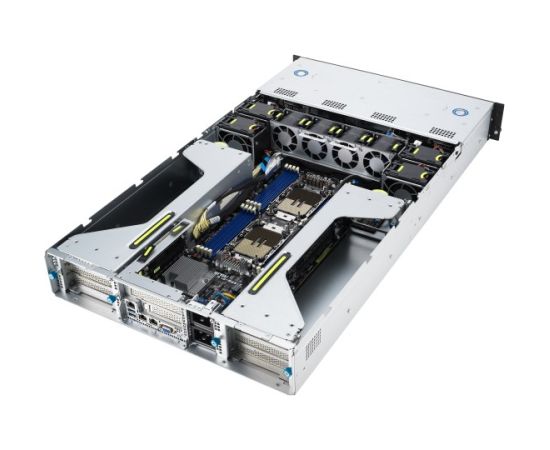 ASUS 90SF0251-M004X0 server barebone Intel C741 Rack (2U) Black, Steel