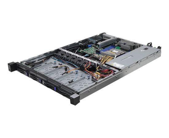 Platforma ASRock Rack (1U) AMD Epyc 9004 (4xLFF, 4XSFF, 2x10GbE, Red. PSU, IPMI)