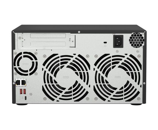 QNAP TS-873A NAS Tower Ryzen Embedded V1500B 8 GB DDR4 30.72 TB SSD QuTS hero Black
