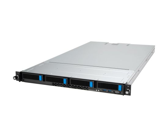 ASUS RS500A-E12-RS4U Socket SP5 Rack (1U) Black, Silver