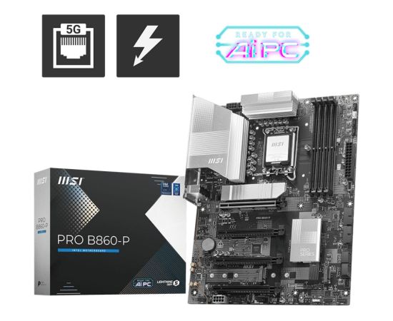 MSI PRO B860-P motherboard Intel B860 LGA 1851 (Socket V1) ATX