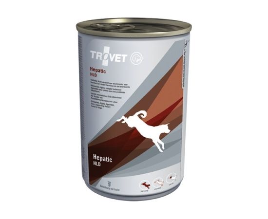 TROVET Hepatic HLD Chicken - Wet dog food - 400 g