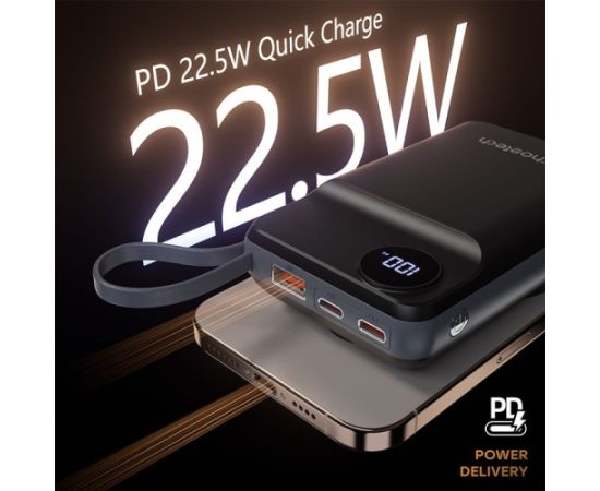 Внешний аккумулятор Power Bank Choetech B696 15W Magsafe 20000mAh черный
