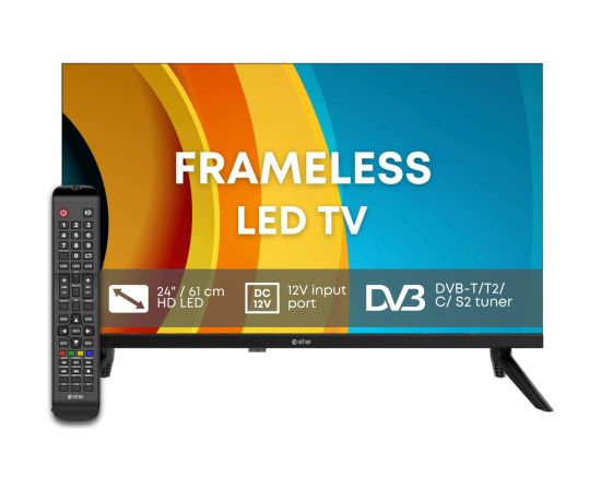 eSTAR LED TV 24"/61cm LEDTV24R2T2 Black