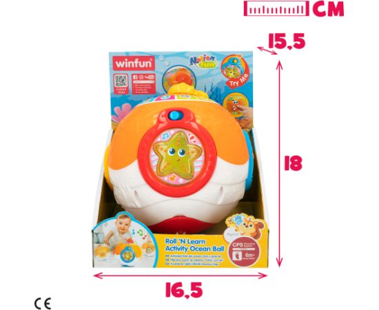 Win Fun Muzikāla attīstoša rotaļlieta ar melodijām no 6 mēn. CB47257