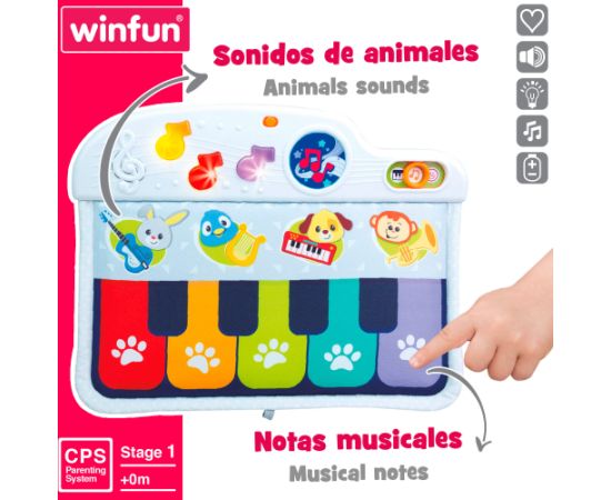 Win Fun Paklājiņš  zīdaiņiem Klavieres no 0 men. CB46878